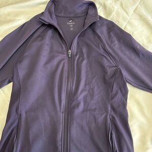 Freely by FootJoy Women's Purple Full-Zip Jacket